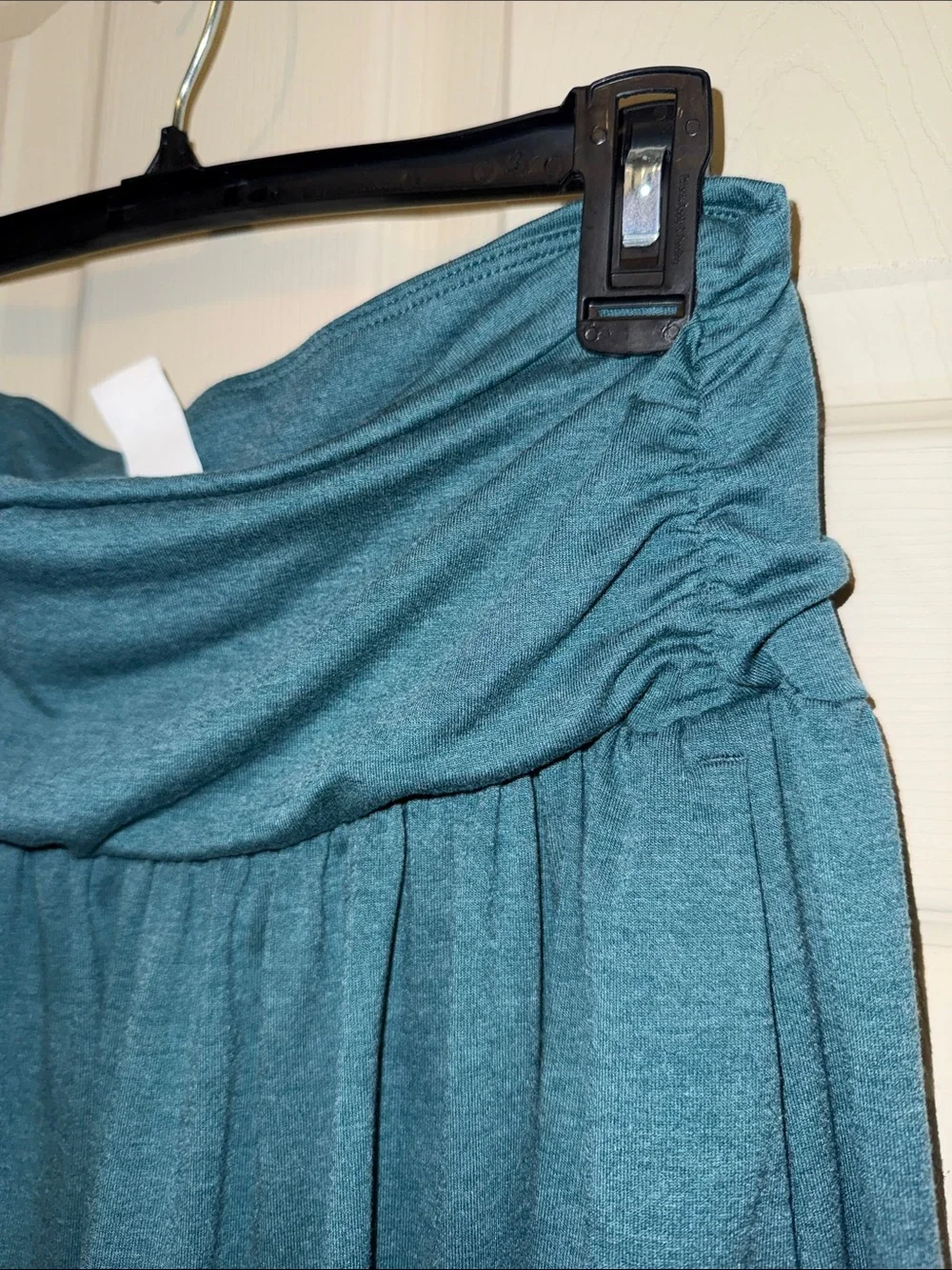 HALARA Teal Circle Skirt with Fold-Over Waist - Picture 6 of 6